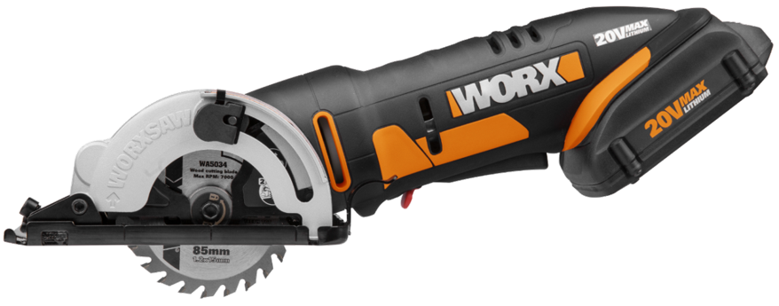 New WORX 3 3 8 Inch Cordless Compact Circular Saw Is Portable